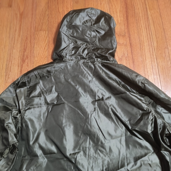 NWT Miss London wind suit jacket, women's 3X, dark green - Picture 10 of 10